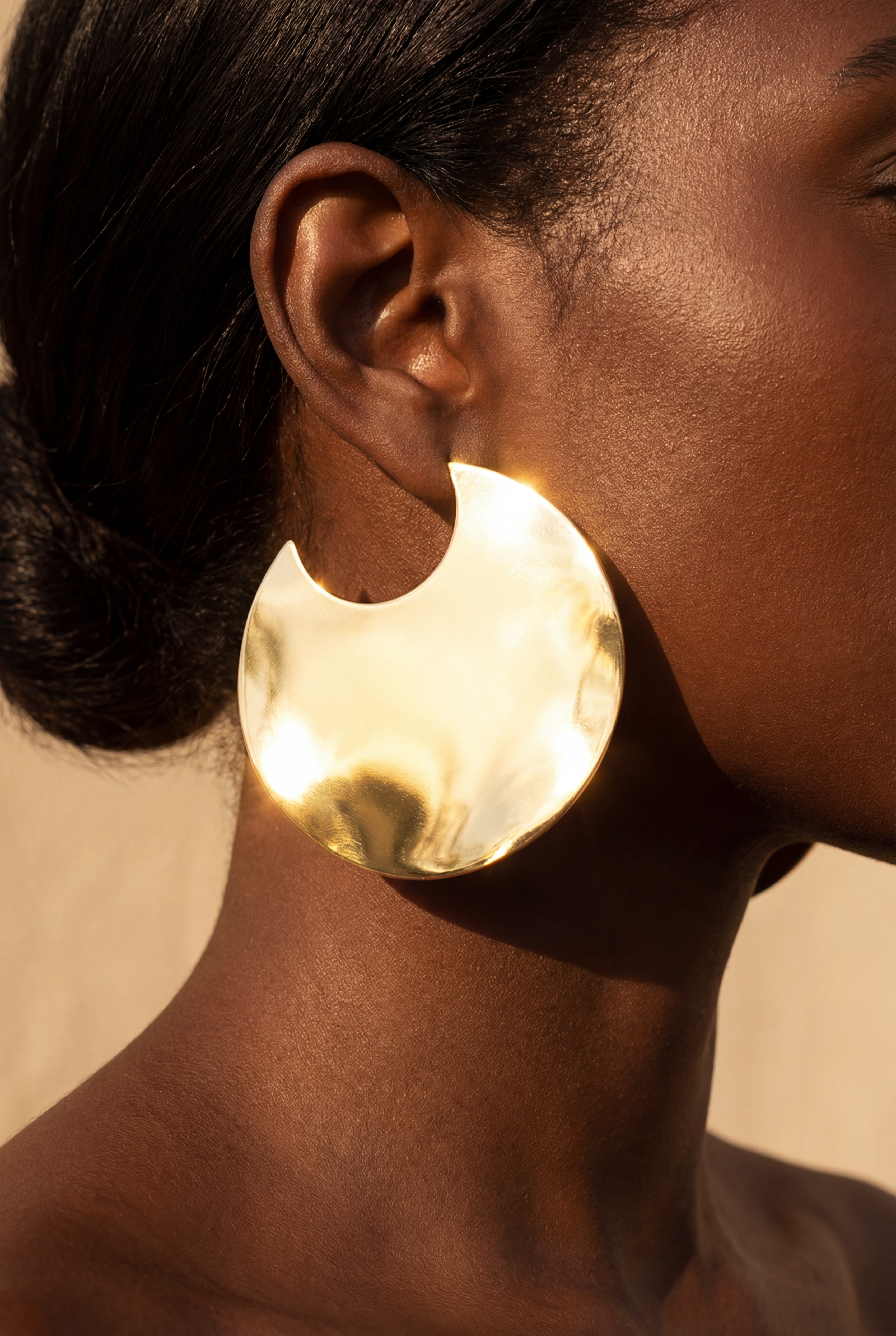 Oversized Disc Hoops — 2